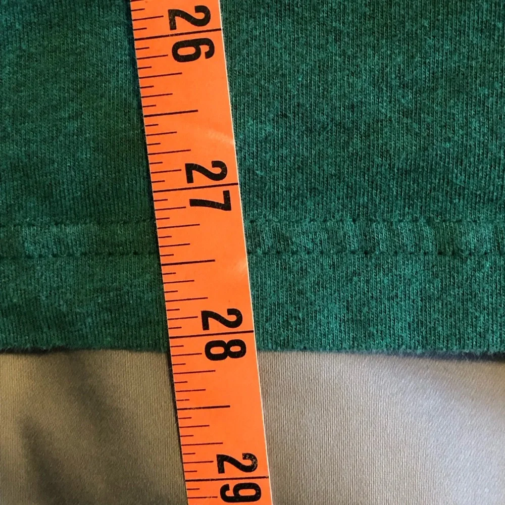 Banana Republic Heathered Green Crewneck Tee